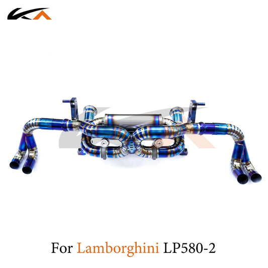 Rapid Vehicles KA Tuning exhaust system titanium alloy catback for Lamborghini LP580-2 5.2L rear...