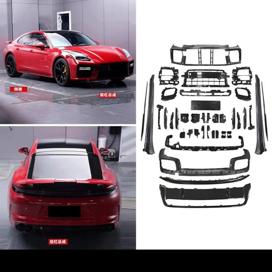 Rapid Vehicles Unpainted Car Kit For Porsche Panamera 976 2024 2025 Modified Front Rear Bumper...