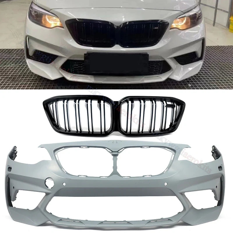 Rapid Vehicles Bodykits for BMW 2 Series F22 F87 218d 220d Front Bumper Splitter Rear Diffuser...