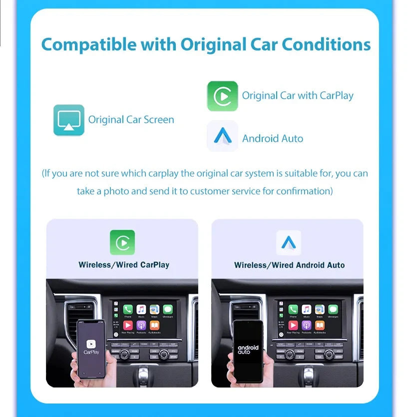 Wireless CarPlay6.5" 8.8 '10.25" For Ferrari F12 F458 812 F488 F8 Potorfino Android mirror link AirPlay CarPlay function