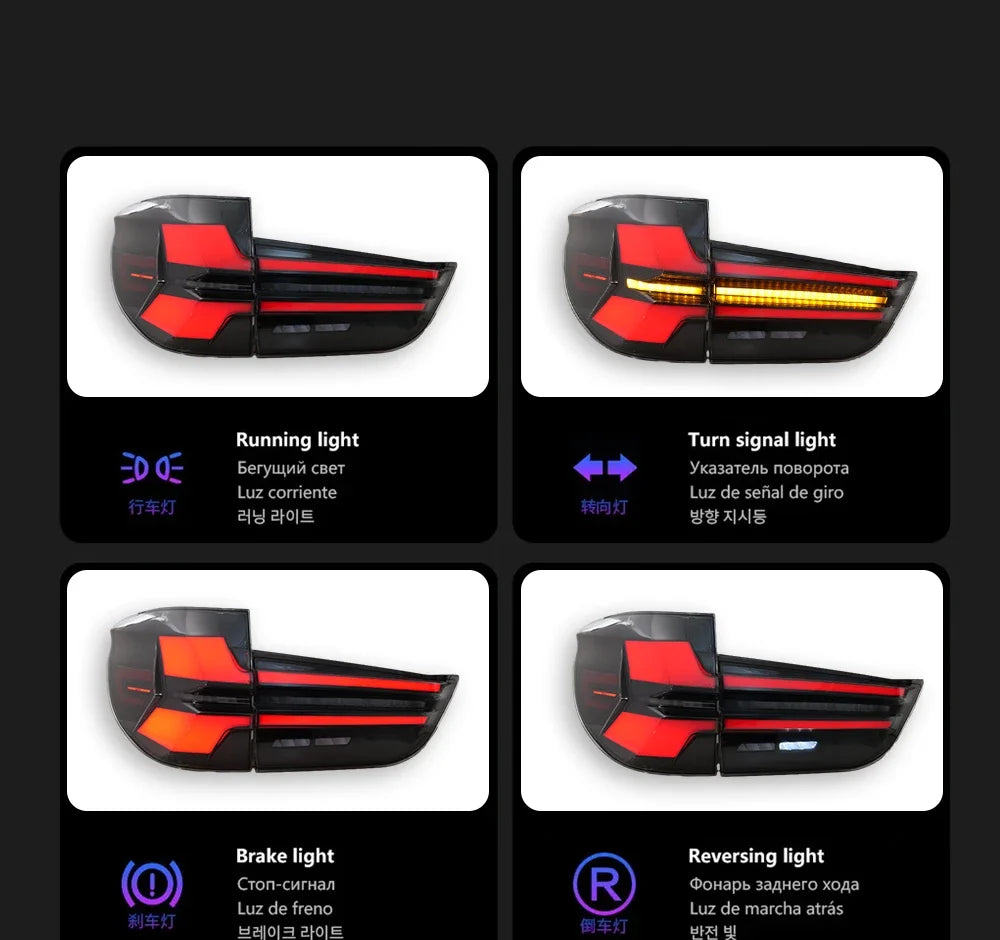 Rapid Vehicles TYPY Car Lights For BMW X5 F15 2014-2018 Taillight LED Projetor Tail Lamp Daytime...