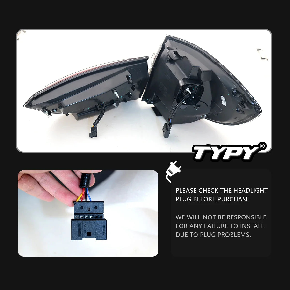 Rapid Vehicles TYPY Car Lights For BMW X5 F15 2014-2018 Taillight LED Projetor Tail Lamp Daytime...
