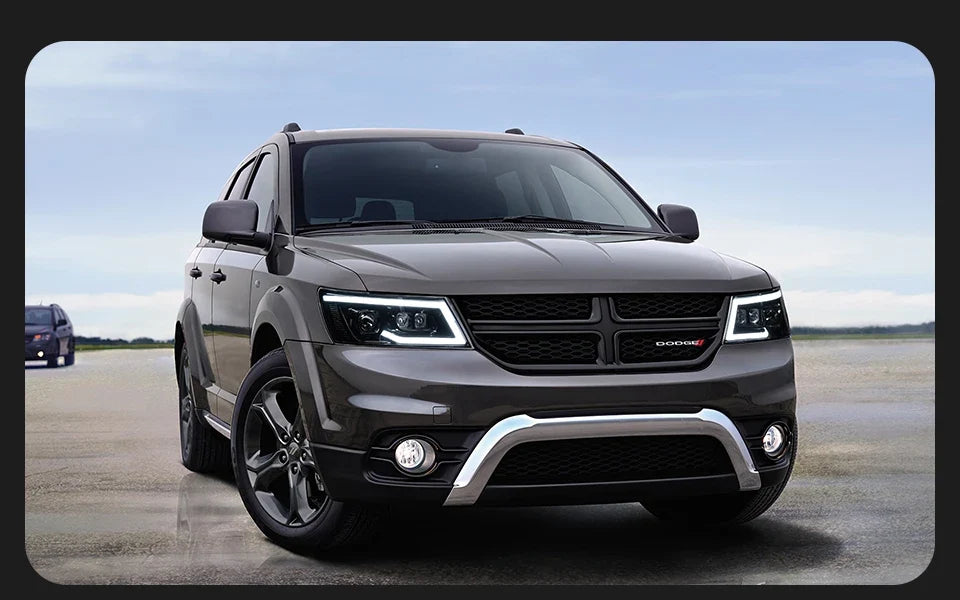 AKD Car Styling for Dodge JCUV Journey 2009-2016 LED Headlight Fiat Freemont LED DRL Hid Angel Eye Bi Xenon Beam Accessories