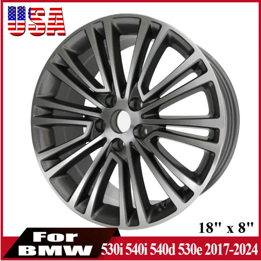 Rapid Vehicles 18 x 8 inch Wheel Rim For BMW 530i 540i 540d 530e 2017-2024 18" Car Tire Wheel Rim...