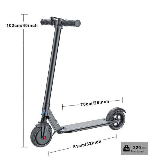 eBike Boys COROMA Electric Scooter - Foldable, Adjustable Handlebar, 20 MPH
