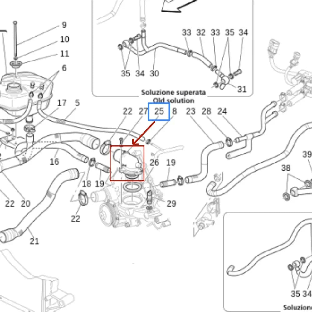 Rapid Vehicles For Maserati Granturismo Guattroporte M139 M145 Automotive Cooling System...
