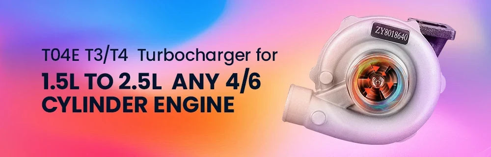 GT30 GT3037 GT3076 4 bolts Flange A/R 0.6 0.82 Water Cool Universal  Turbocharger for All  4 / 6 cyl  2.5L-3.0L engines