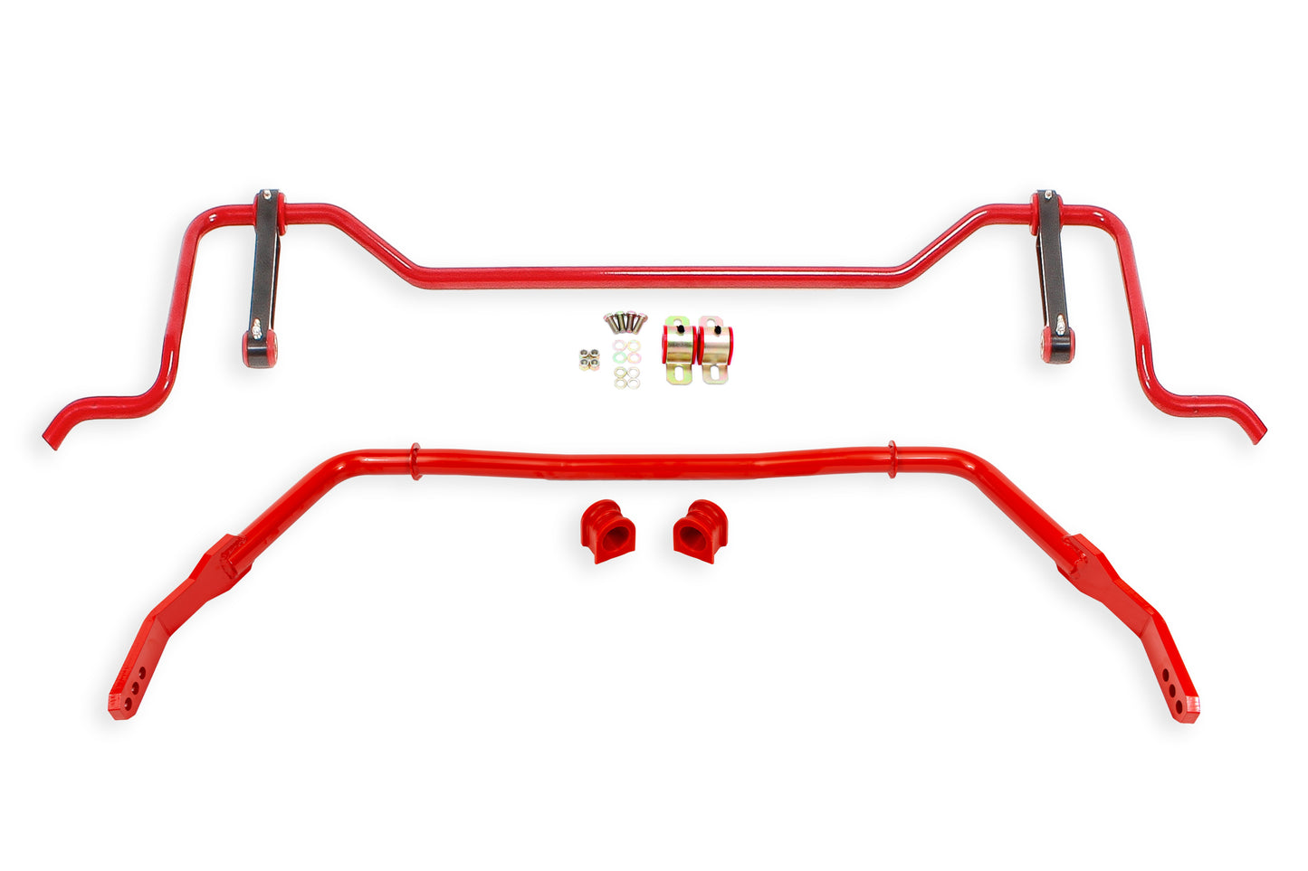 BMR Suspension BMR Ford S197 Mustang Sway Bar Package - Red SBP010R