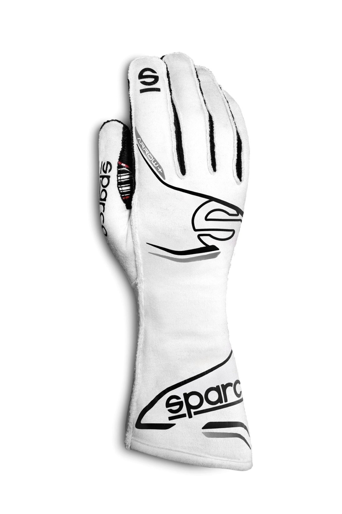 Glove Arrow+ Medium White / Black - 00131910BINR