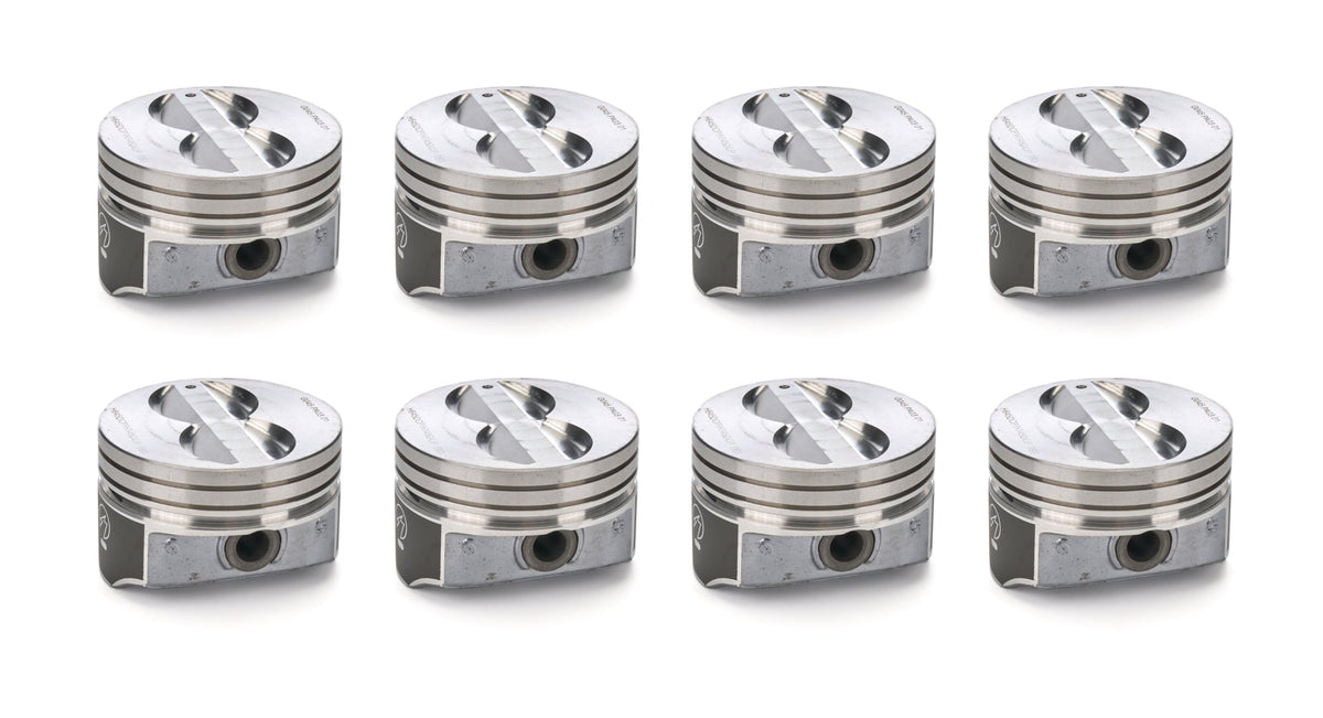 SBC Cast Piston Set - H345DCP60