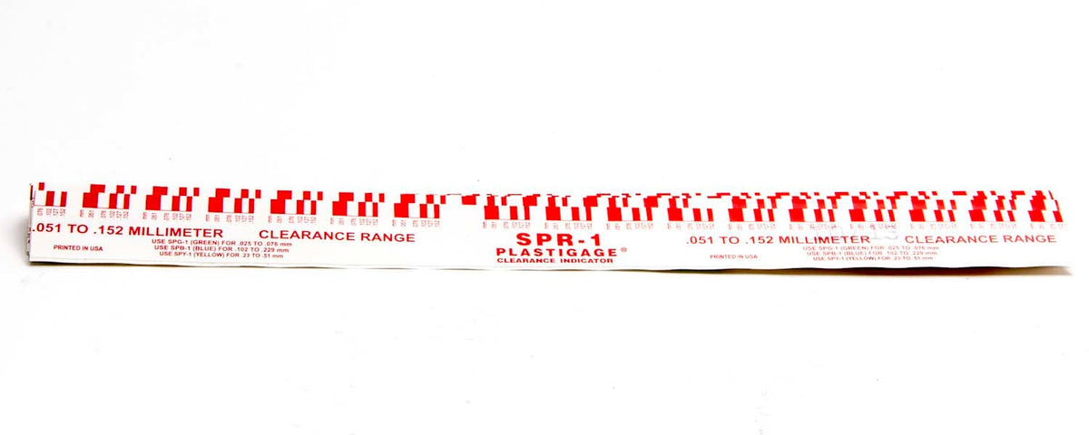 .002in-.006in Plastigage Red - SEASPR112