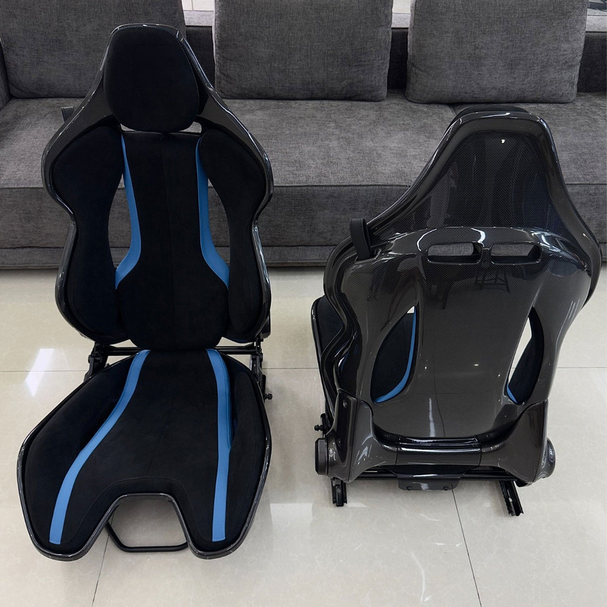 Alcantara Dry Carbon Fiber Racing Seats for Ferrari F430 488 458 F8 F12 SF90 296