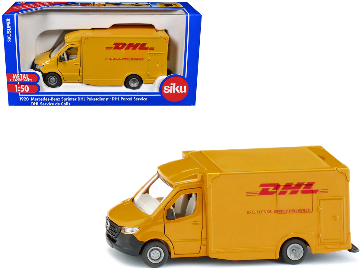 Rapid Vehicles Mercedes-Benz Sprinter Van Yellow "DHL" 1/50 Diecast Model Car by Siku  free...