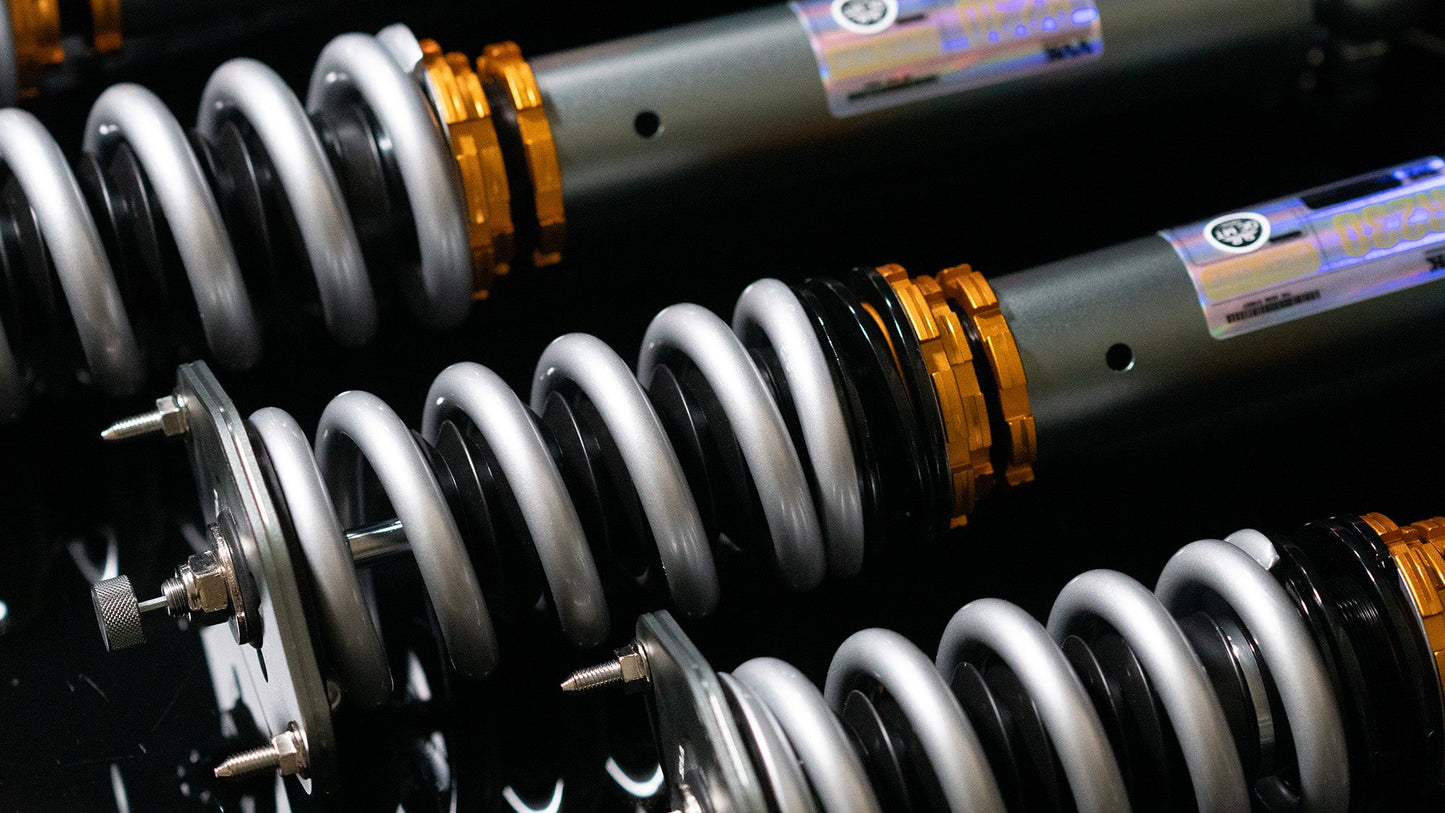Mercedes SL55 AMG R230 Coilover Conversion Kit with Adjustable Sway Bars and Power Steering