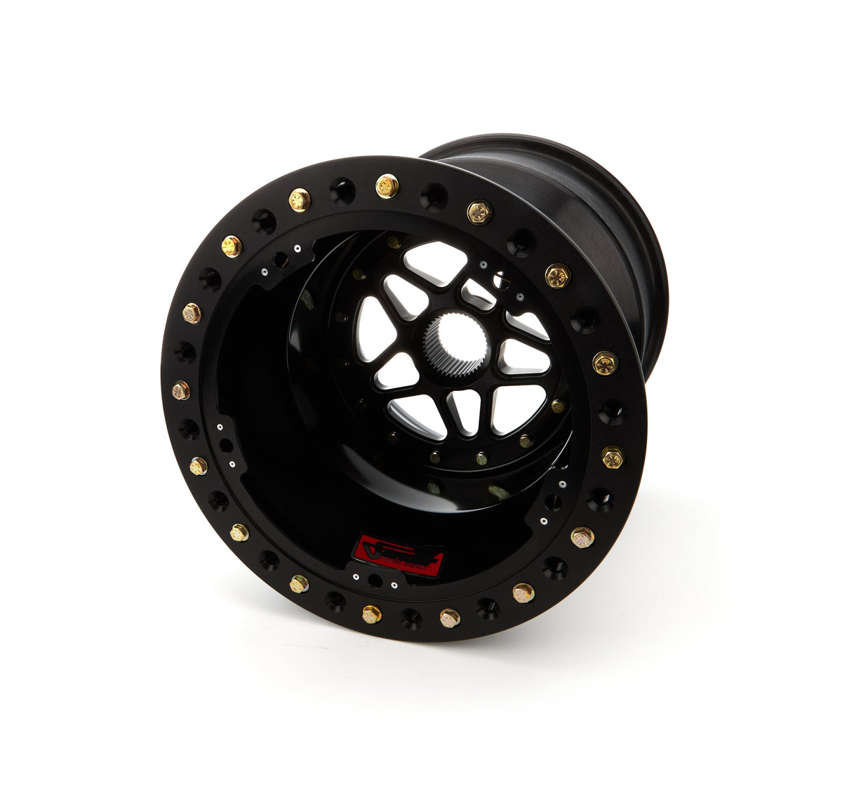 Sprint Wheel 15x17 7in BS Outside Lock Black - S15177SO2B