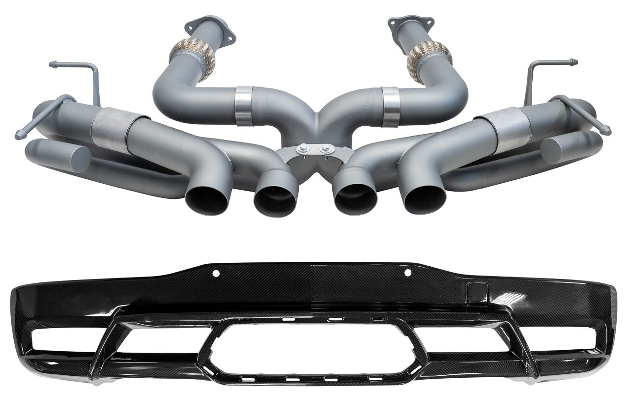 SOUL Performance Chevrolet C8 Corvette SOUL Z06 Exhaust Conversion Package