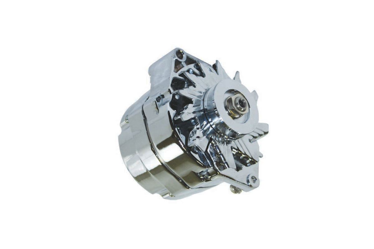 Alternator 1958-79 GM 11 0Amp 1 & 3 Wire Chrome - 3115