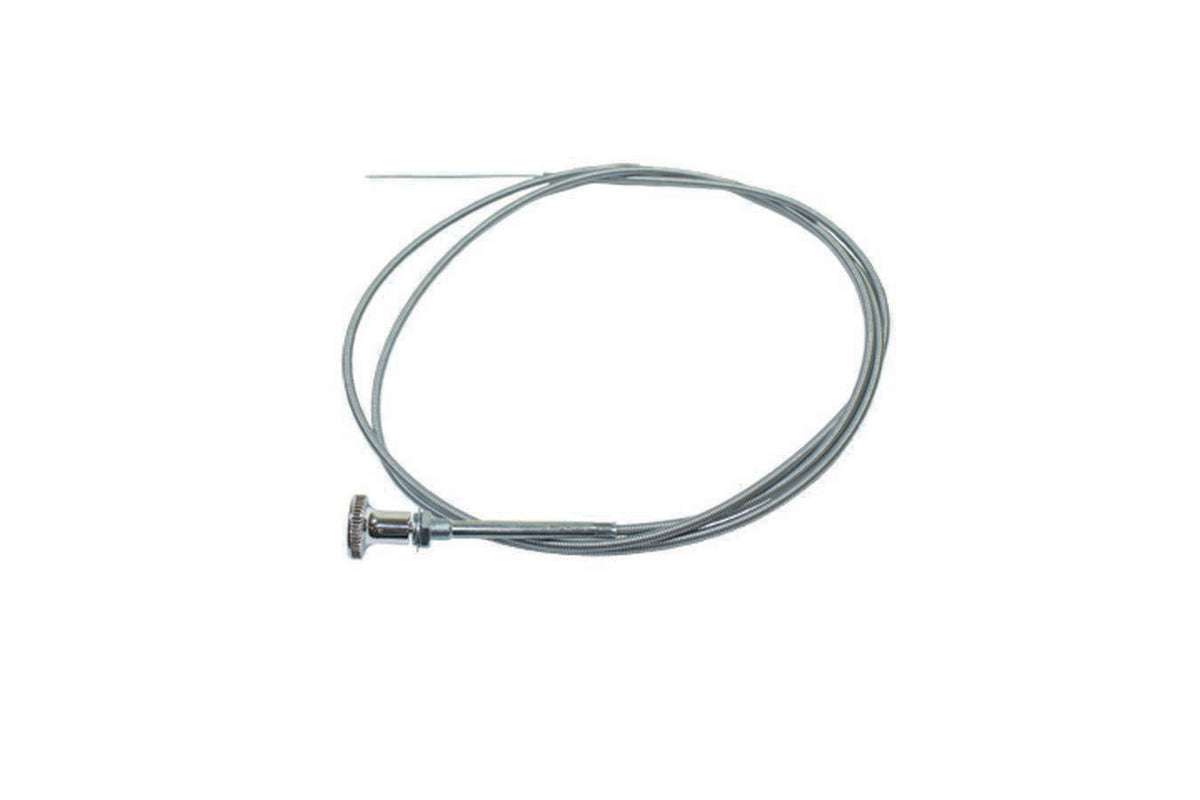 Throttle Choke Cable 6ft Braided Stainless Steel - 6048