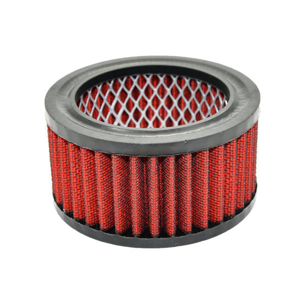 Air Filter Element Wash able Round 4in x 2in Red - 7134