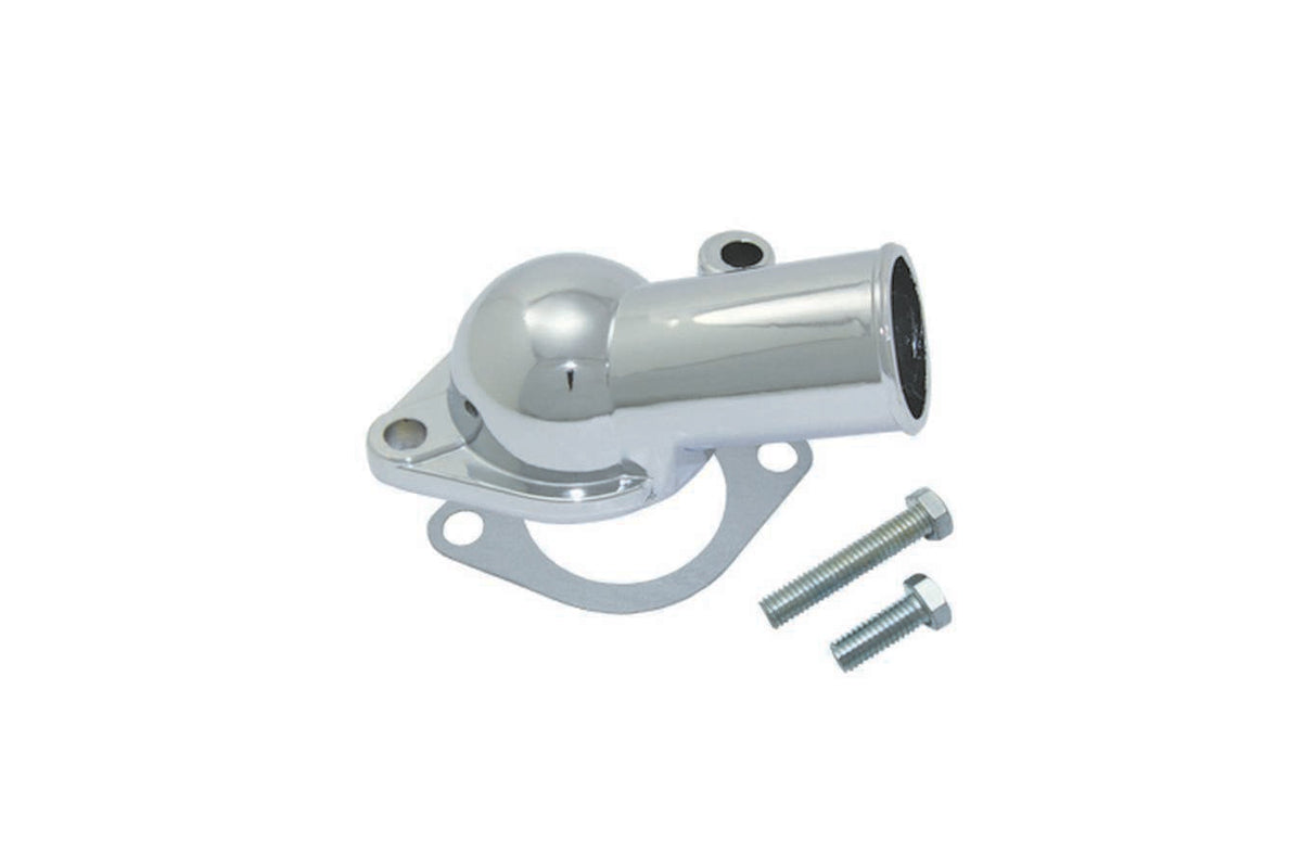 Water Neck Chrome Chevy Angle O-Ring Style - 7288