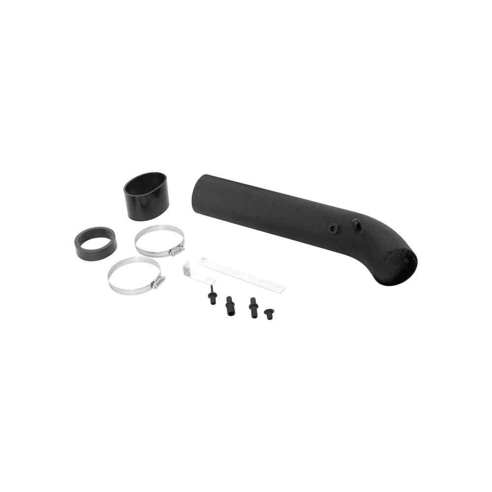 Universal Air Intake Tube Aluminum Black - SPE8219K