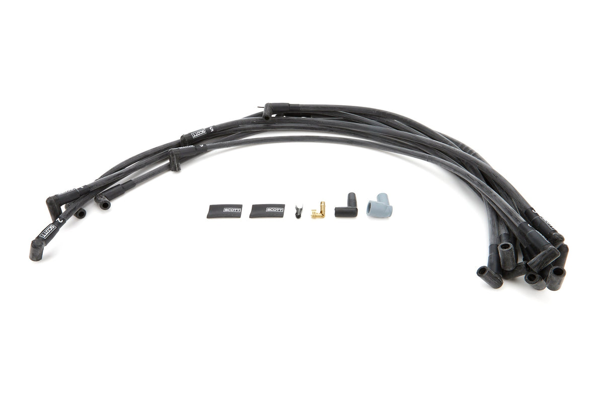 SBC Spark Plug Wire Set 90-Degree - Black - CH4071