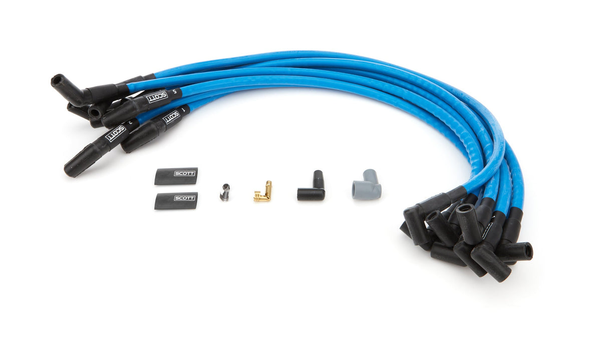 SBF Spark Plug Wire Set 45-Degree - Blue - CH4264