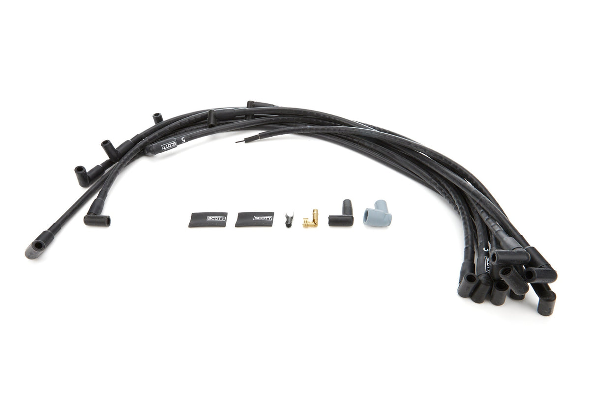 BBC Spark Plug Wire Set 90-Degree - Black - CH5161