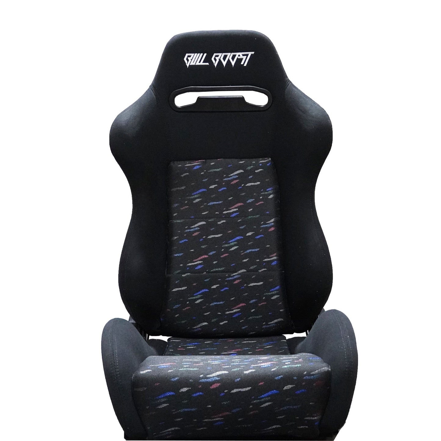 Bull Boost Adjustable Racing Lowered Ultra Max Bucket Seat w/ Seat Rails