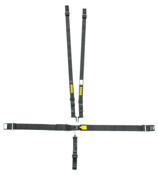 5pt Harness System SFI LatchLink Black HANS - SR76050H