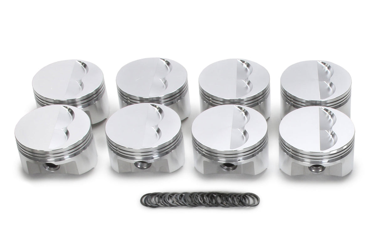 SBC Flat Top Piston Set 4.030 Bore - 138081