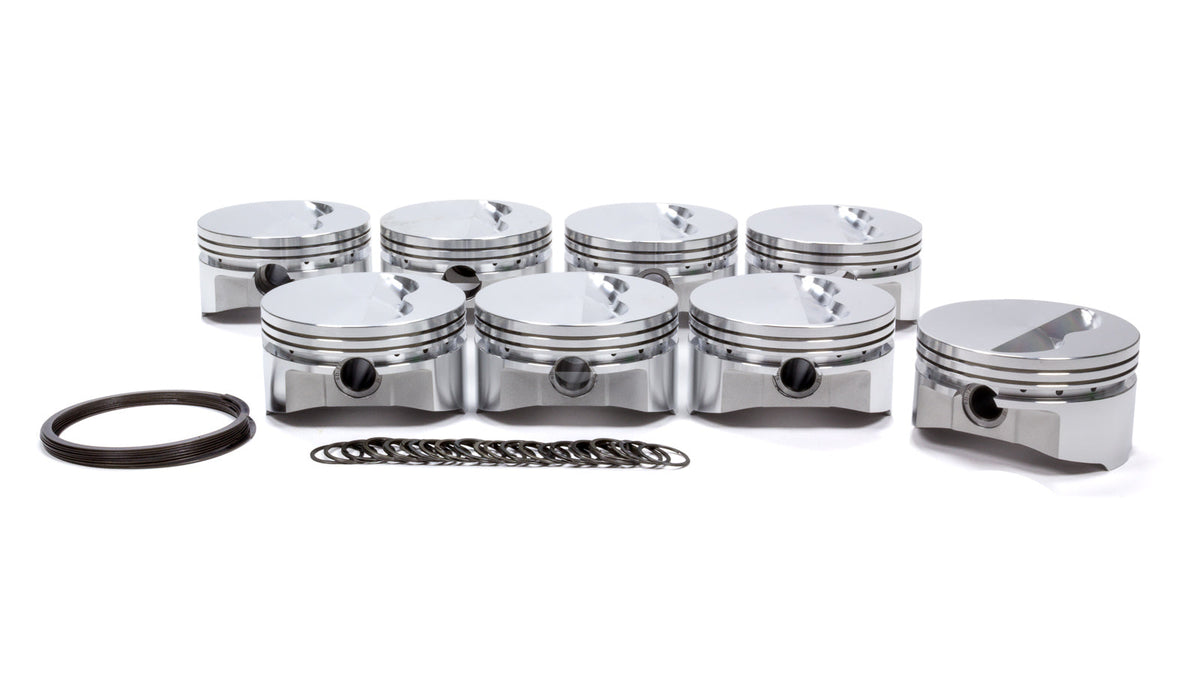 SBC Flat Top Piston Set 4.125 Bore -5cc - 231308