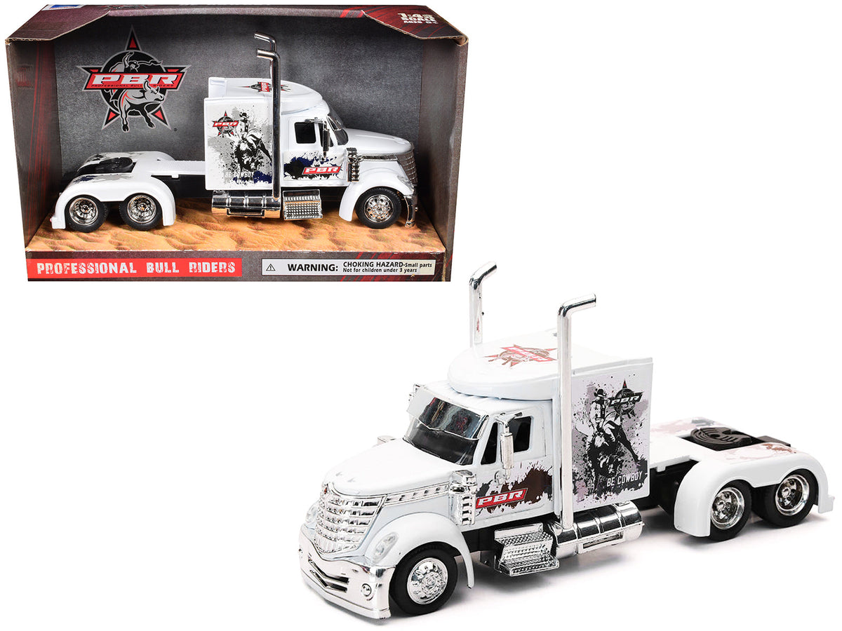 Rapid Vehicles International Lonestar Truck Tractor White "PBR Professional Bull Riders" 1/43...