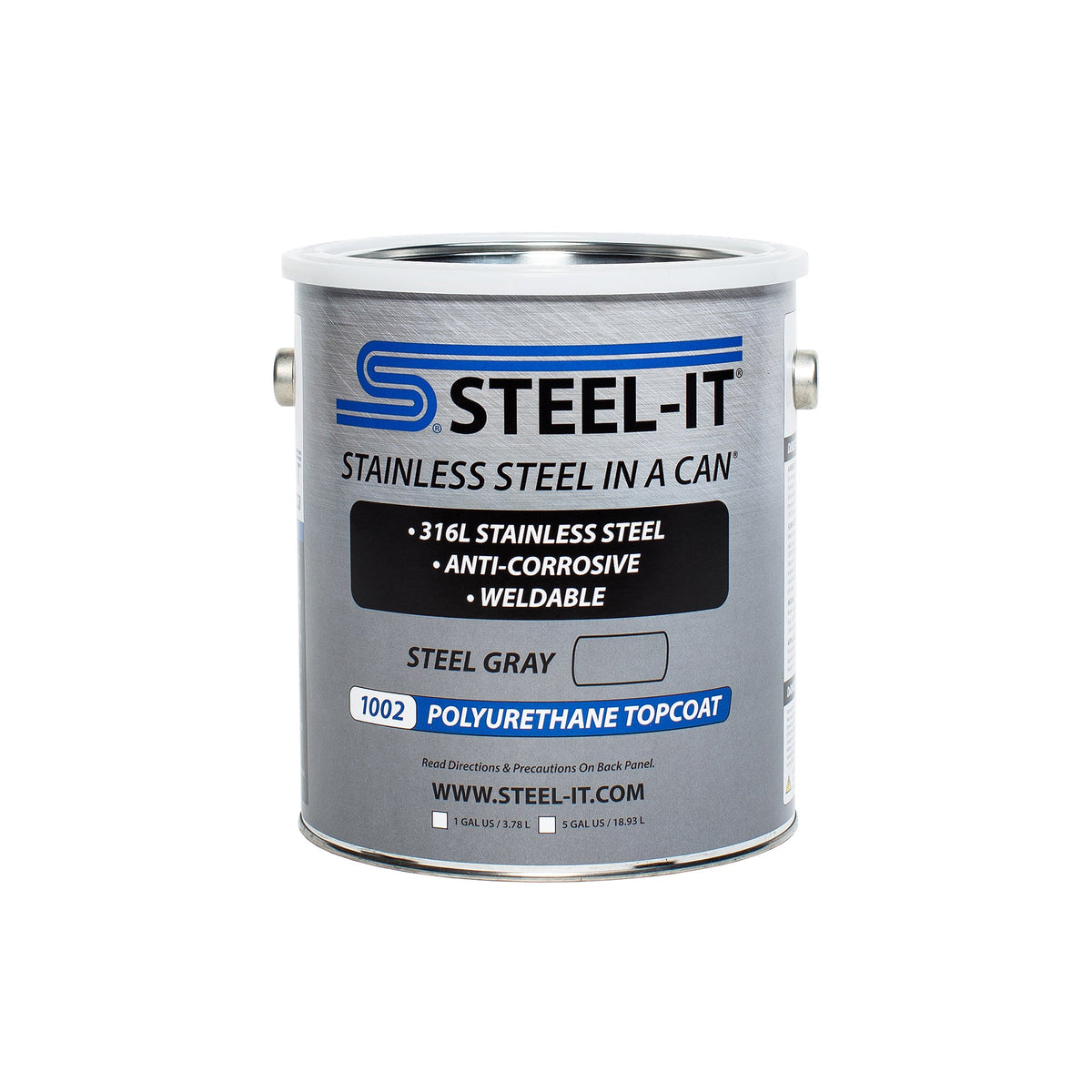 Steel Gray Polyurethane 1 Gallon - STL1002G