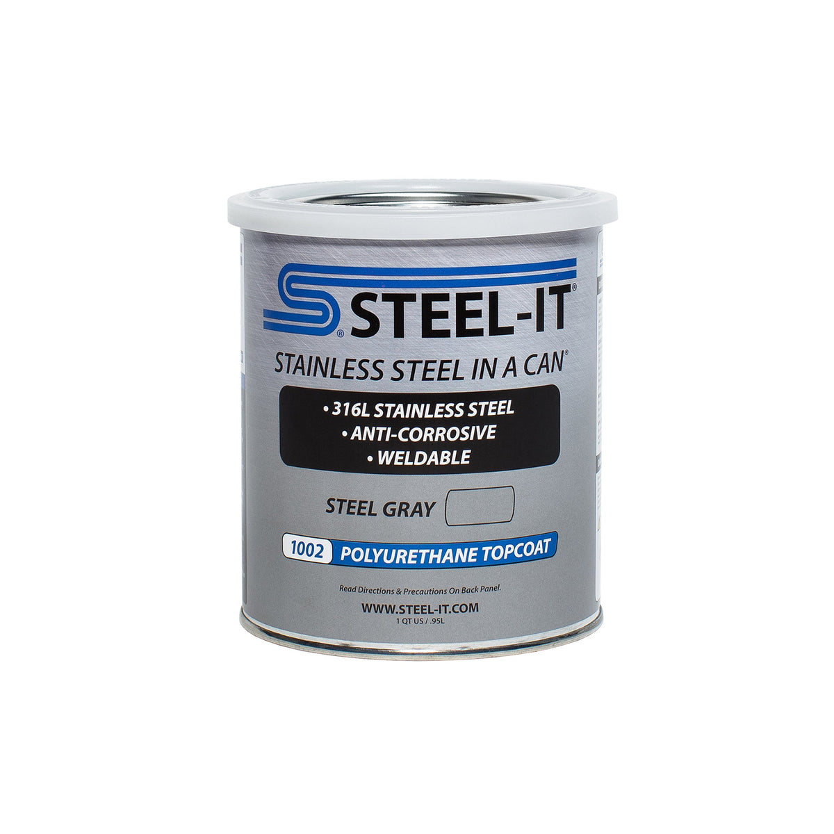 Steel Gray Polyurethane 1 Quart - STL1002Q