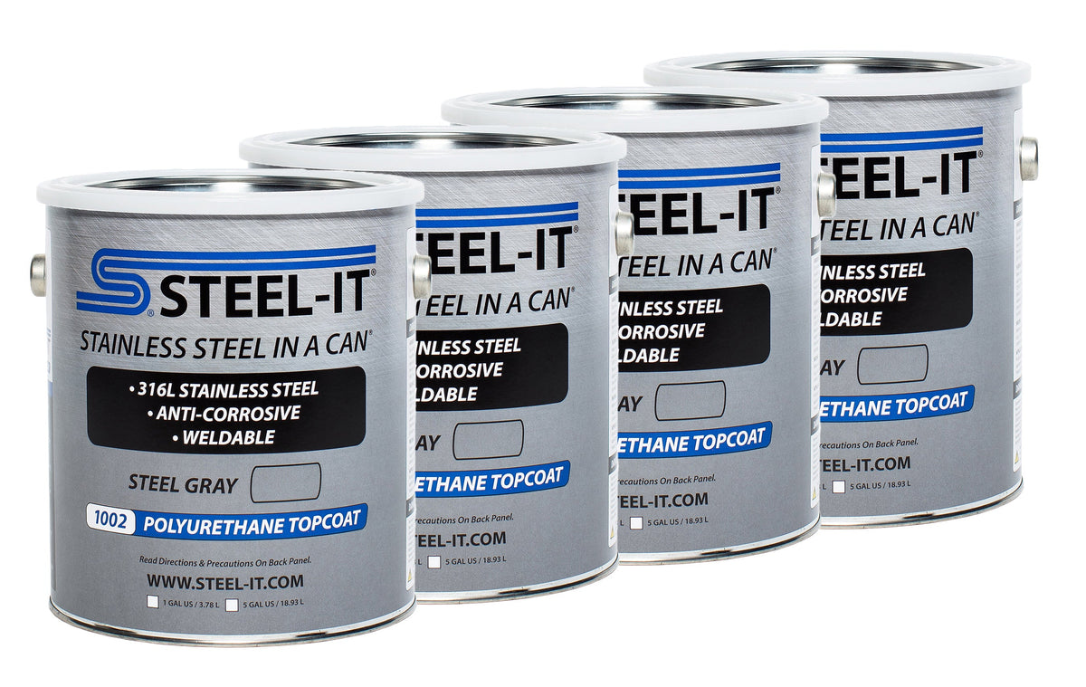 Steel Gray Polyurethane Case 4 x 1 Gallon - CASE1002G