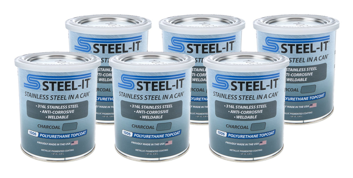 Charcoal Polyurethane Case 6 X 1 QT Cans - CASE1006Q