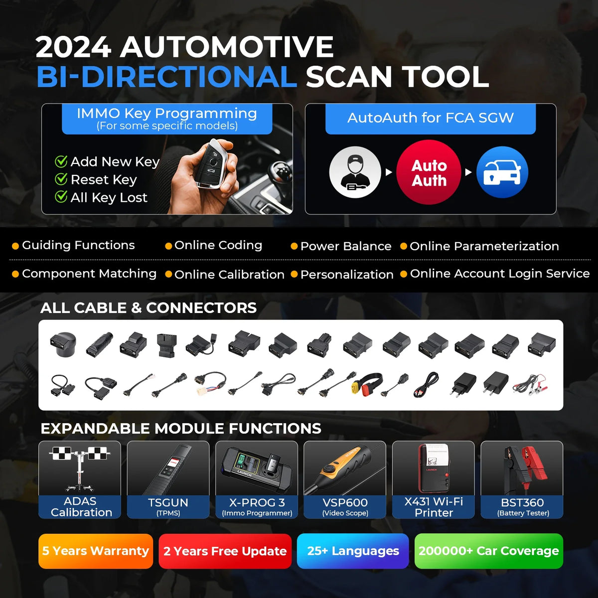 Rapid Vehicles New LAUNCH X431 PROS V5.0 Car Diagnostic Tools Automotive OBDII Scan Tool Auto...