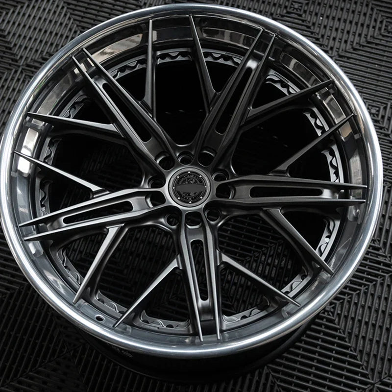 Rapid Vehicles Forged 5x130 5x114.3 5x112 18 20 22 24 26 Inch Gloss Black Forged Wheel for bmw...