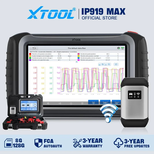 Rapid Vehicles XTOOL InPlus IP919 MAX Bluetooth Car Diagnostic Tools ECU Programming J2534...