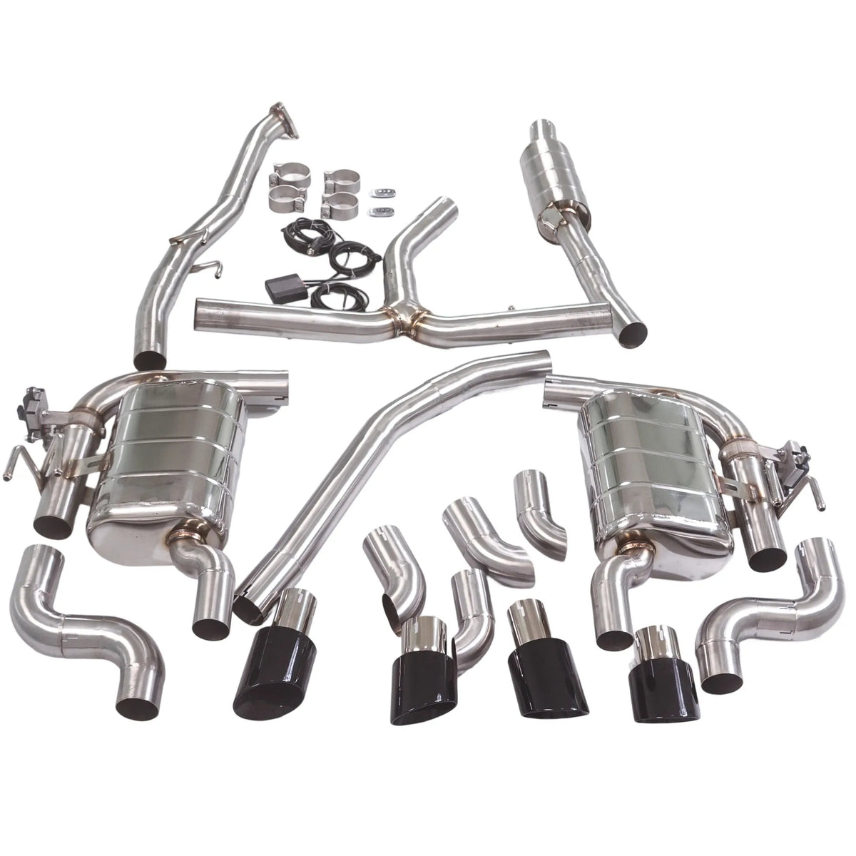 Rapid Vehicles GFC Catback Exhaust Muffler for 2018 10th Gen Honda Civic FC1 1.5T, Car Electric...