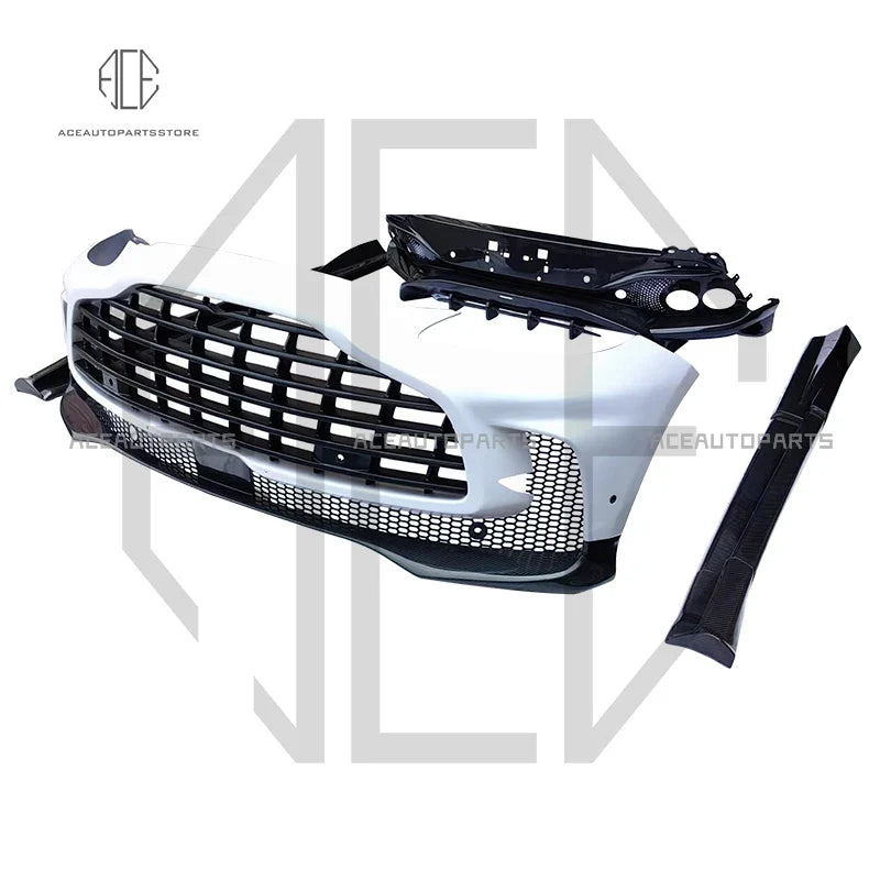 Dry Carbon Fiber Front and Rear Bumper Trunk Lip Side Skirts For Aston Martin DBX 707 Body kit