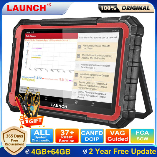 Rapid Vehicles 2025 LAUNCH X431 PRO ELITE Car Diagnostic Tools CANFD DOIP ECU CODING...