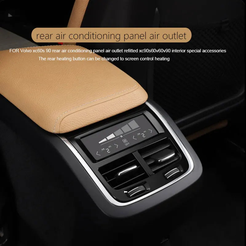 Rapid Vehicles Car accessories For Volvo XC60XC90S60V60V90S 90 rear exhaust air outlet touch...