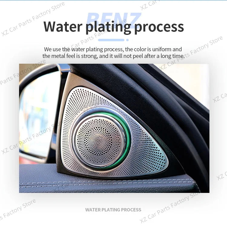 Rapid Vehicles For Mercedes-benz C Glc E S W205 W213 W222 X253 64 Colors Led Rotating Tweeter...