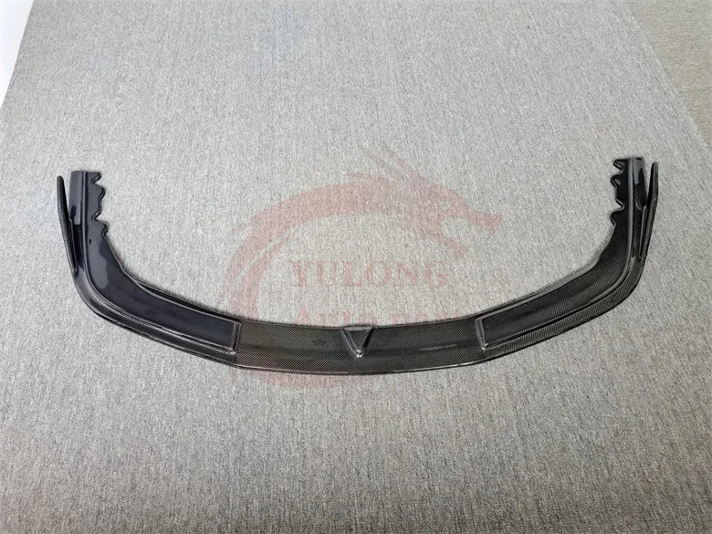 V Style Carbon Fiber Front Lip Front bumper spoiler for Ferrari 458 Italy spider Body Kit