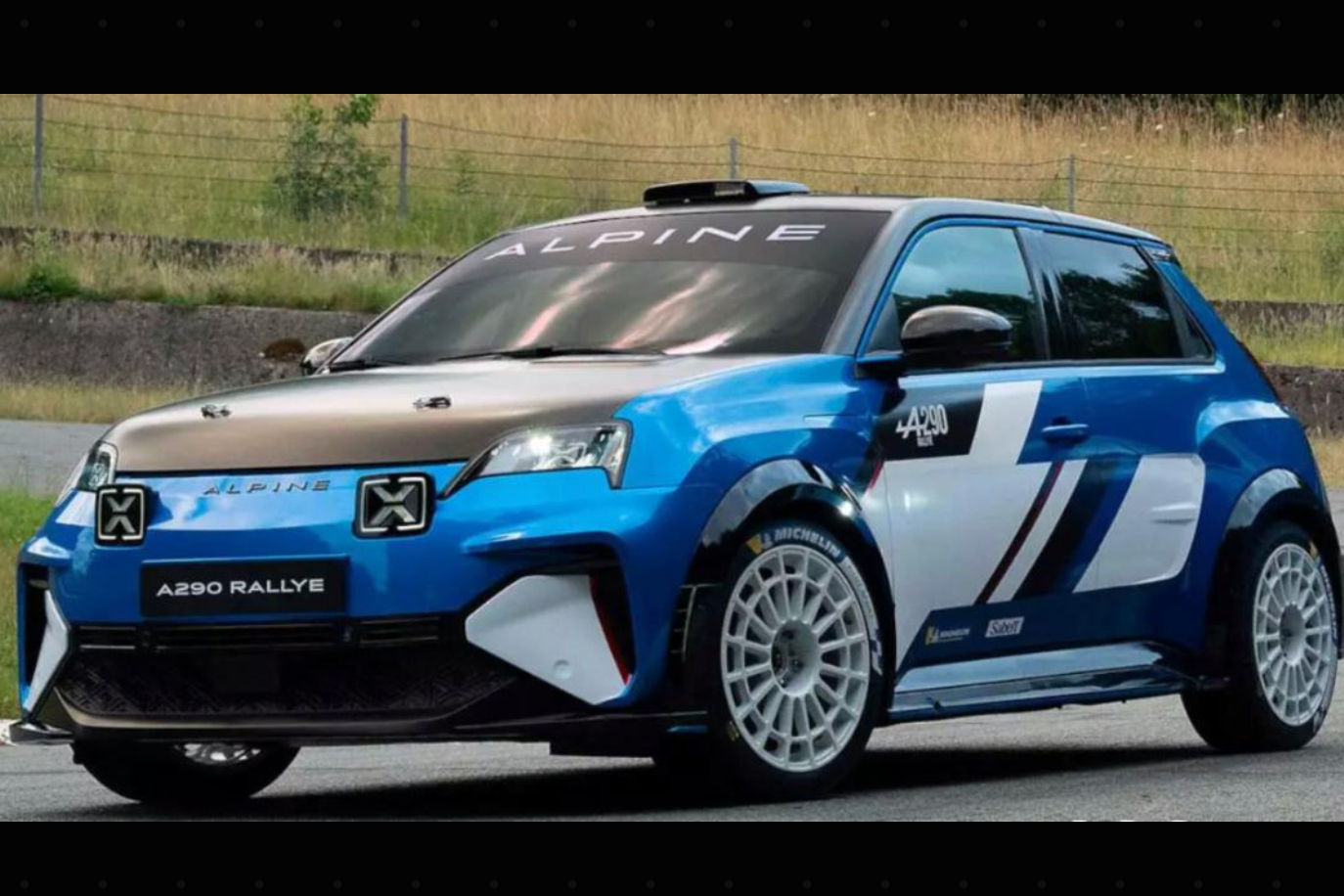 Solido 2025 Alpine A290 Rally Launch Livery Blue 1:18