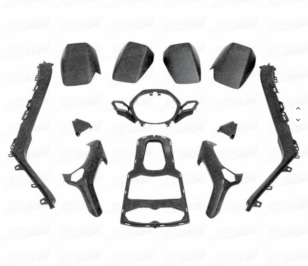 Carbon Fiber Interior Trim Replacement Set for Lamborghini Huracan