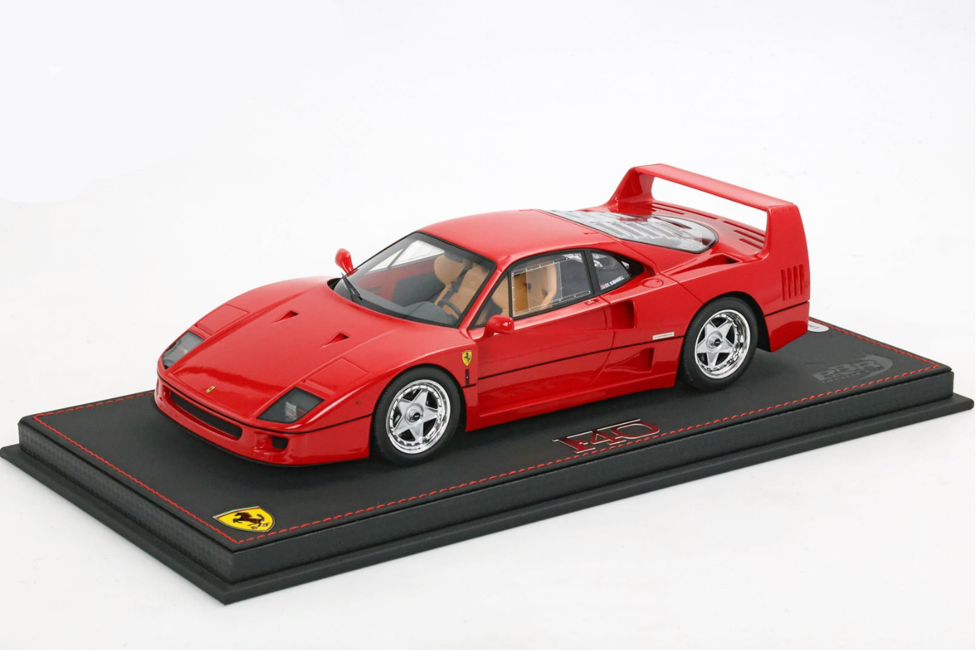 BBR 1987 Ferrari F40 Rossa Corsa (Red) Ex Nigel Mansell 1:18 WITH DISPLAY