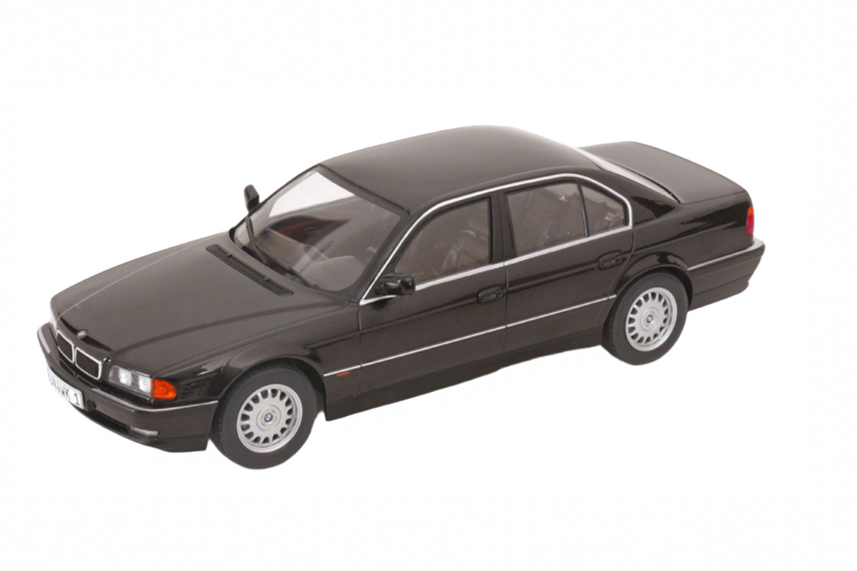 STM Diecast KK-Scale 1994 BMW 740i (e38) Sedan Black Metallic 1:18